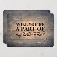 Rustic Country Bridesmaid / Maid of Honour Proposa