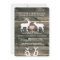 Rustic Country Buck and Doe Wedding Invitation