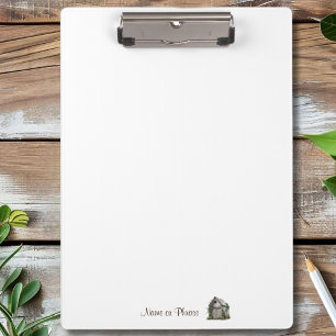 Rustic Country Business Personalized Clipboard