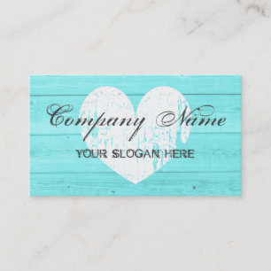 Rustic country chic business card template