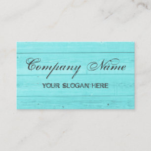 Rustic country chic business card template
