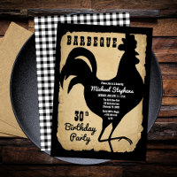Rustic Country Chicken BBQ 30th Birthday Party
