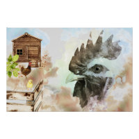 *~*Rustic Country Chicken Coop Hen Farm House Chic