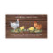 Rustic Country Chicken Farm Fresh Eggs Watercolor