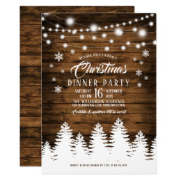 christmas dinner invitation