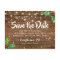 Rustic Country Christmas Party Save the Date