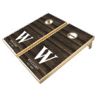 Rustic Country Dark Barn Wood Personalized