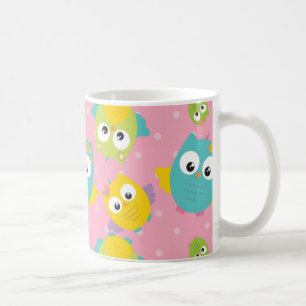 Rustic Country Easter Owl Holiday Spring Coffee Mug
