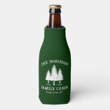 Rustic Country Family Cabin Trees Forest Green