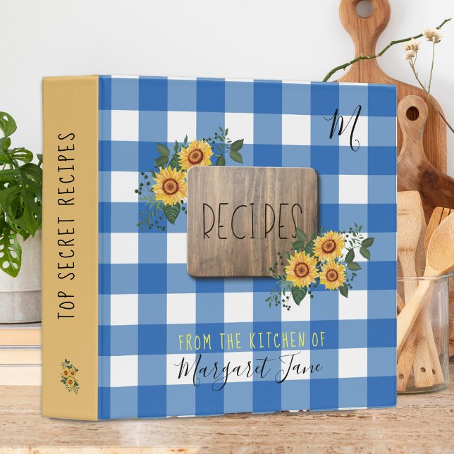 Rustic country family recipe cookbook binder (Creator Uploaded)