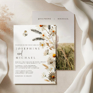 Rustic Country Farm Chicken Wedding Invitation
