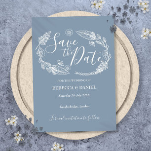 Rustic Country Floral Enregistrer la carte de date