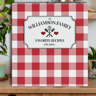 Rustic Country Kitchen Family Cookbook Binder