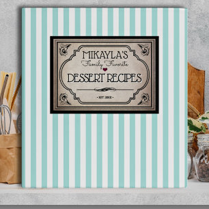 Rustic Country Kitchen Family Cookbook Binder