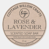Rustic Country Kraft Paper Scented Soap Labels