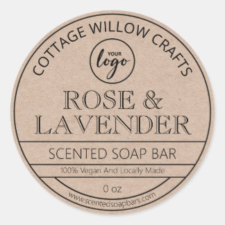 Rustic Country Kraft Paper Scented Soap Labels