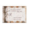 Rustic Country Lace Twine Wood Wedding RSVP
