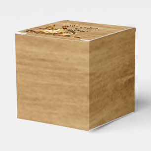 Rustic Country Lily Watercolor Wedding Favour Box