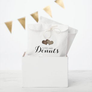 Rustic Country Love and Doughnuts Wedding Favour B Favour Bag