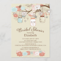 Rustic Country Mason Jar Bridal Shower