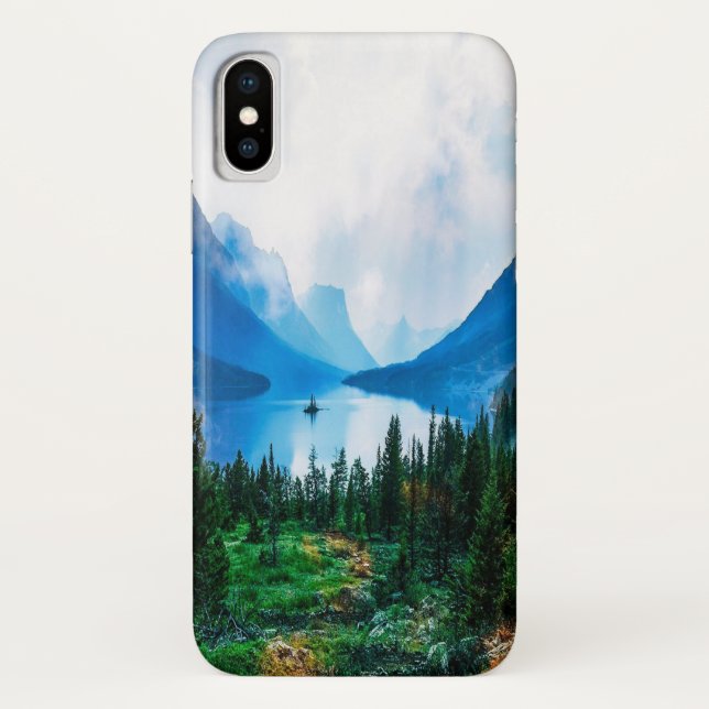 Rustic Country Mountains Scenic Nature Case-Mate iPhone Case (Back)