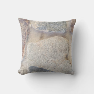 Rustic Country Nature Large Stone Photo Throw Pillow