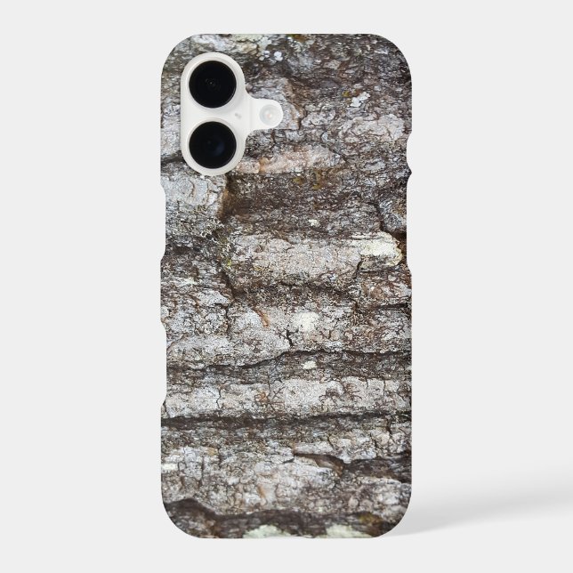 Rustic Country Nature Oak Tree Bark Photo (Back)
