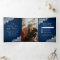 Rustic Country Navy Blue Wood Lace Wedding Photo