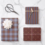 Rustic Country Plaid and Whimsical Polka Dots Wrapping Paper Sheet<br><div class="desc">Rustic Country Plaid and Whimsical Polka Dots in a gorgeous country colour palette. All papers are carefully coordinated.</div>