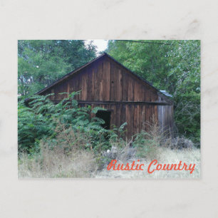 Rustic Country Postcard