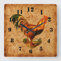 Rustic Country Rooster Ornate