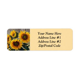 Rustic Country Sunflower On Barnboard Print