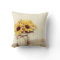 Rustic Country Sunflowers Mason Jar Throw Pillow