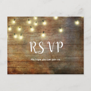 Rustic Country   Vintage Wood   Brown Postcard