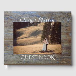 Rustic Country Wedding   Custom Photo Guest Book