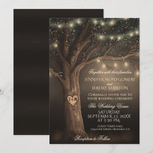 Rustic Country Wedding Invitation