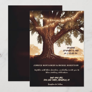 Rustic Country Wedding Invitation