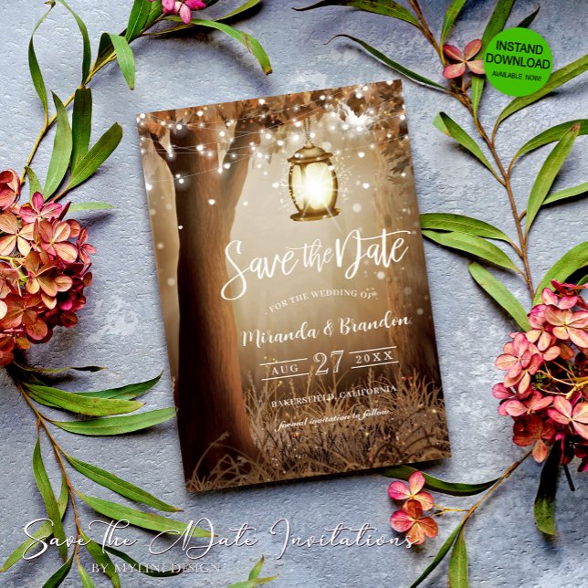 Rustic Country Wedding Save the Date Invitation (Creator Uploaded)