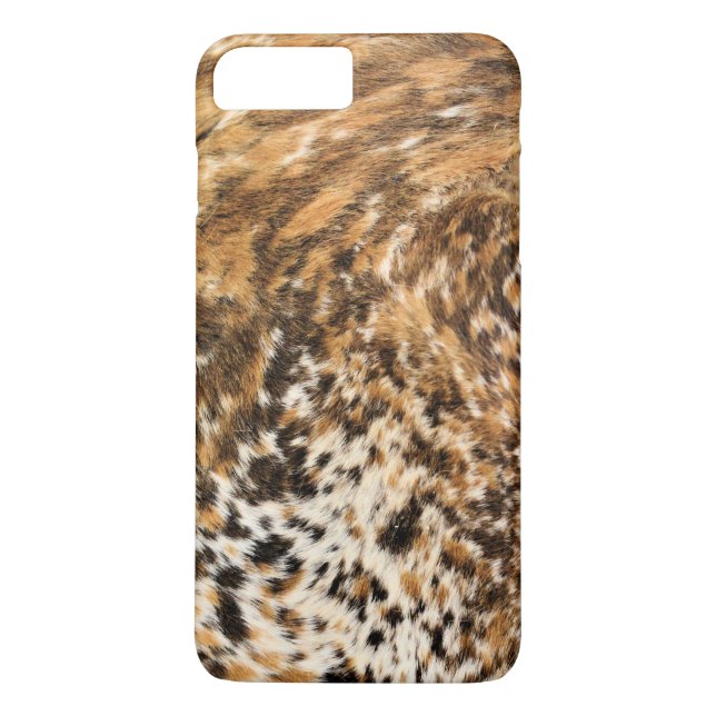 Rustic Country Western Long Horn Leather Pattern Case-Mate iPhone Case (Back)