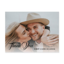 Rustic Country Western Wedding Thank You