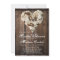 Rustic Country Wood Flower Heart Bridal Shower