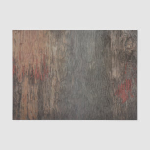 Rustic Country Wood Grain Tissue Paper