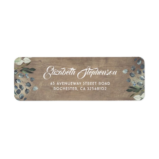 Rustic Country Wood Greenery (Front)