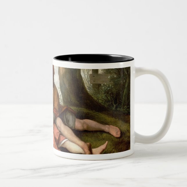 Rustic Courtship Two-Tone Coffee Mug (Right)