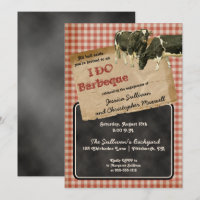 Rustic Cows Backyard I DO BBQ Engagement Party