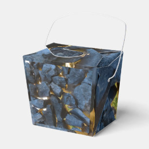 Rustic Croatian Stone Wall Photography Favor Box