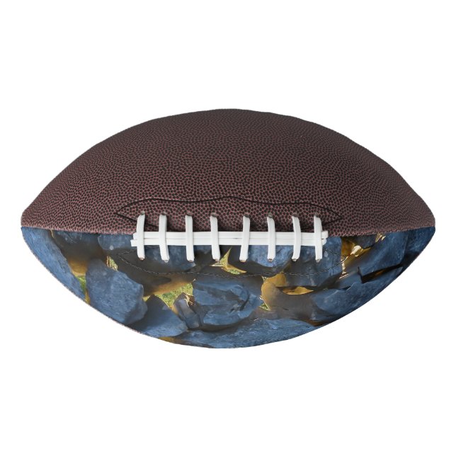 Rustic Croatian Stone Wall Photography  Football (Front)