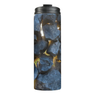 Rustic Croatian Stone Wall Photography  Thermal Tumbler