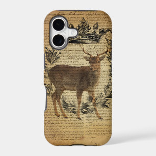 Rustic crown outdoorsman whitetail buck Deer