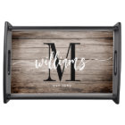 Rustic Custom Family Name Barn Farmhouse Monogram